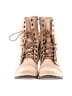 Steve Madden 100% Leather Tan Ivory Boots Size 6 1/2 - photo 2