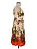 Muse 100% Polyester Tropical Orange Cocktail Dress Size 2 - photo 4