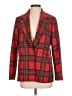 Assorted Brands 100% Polyester Plaid Red Blazer Size S - photo 1