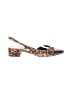 Veronica Beard Animal Print Brown Heels Size 8 - photo 1