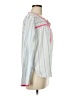 Vineyard Vines 100% Cotton Stripes Gray Long Sleeve Blouse Size M - photo 4