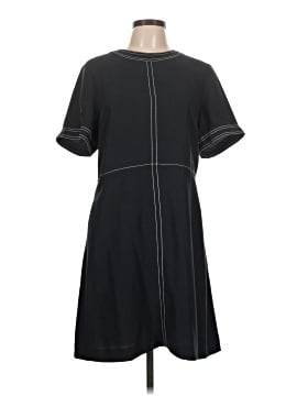 strapless open back dress The Bow Poplin Mini Romper Dress main image 1