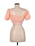Influence 100% Cotton Orange Short Sleeve Top Size 12 - photo 2