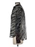 Rag & Bone 100% Silk Animal Print Gray Long Sleeve Silk Top Size XS - photo 5