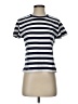 Everlane Stripes Silver Short Sleeve Turtleneck Size S - photo 1