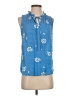 Bobeau 100% Rayon Blue Sleeveless Blouse Size S - photo 1