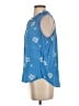 Bobeau 100% Rayon Blue Sleeveless Blouse Size S - photo 5