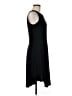 Ann Taylor LOFT 100% Polyester Solid Black Cocktail Dress Size M - photo 4