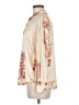 Elf Sack Print Ivory Long Sleeve Blouse Size M - photo 5