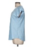 Express Outlet Blue Short Sleeve Blouse Size M - photo 5