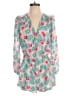 Assorted Brands 100% Polyester Floral Blue Romper Size S - photo 1