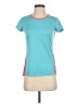New Balance Color Block Teal Active T-Shirt Size S - photo 1