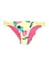 Unbranded Floral Yellow Swimsuit Bottoms Size M (estimated) - photo 1