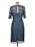 RSVP 100% Polyester Blue Cocktail Dress Size 12 - photo 2