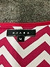 Tiana B. 100% Polyester Chevron-herringbone Red 3/4 Sleeve Blouse Size M - photo 7