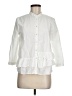 Zara Basic Solid White 3/4 Sleeve Blouse Size M - photo 1