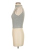 Zara Silver Short Sleeve Turtleneck Size S - photo 5