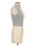 Zara Silver Short Sleeve Turtleneck Size S - photo 4
