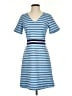 Draper James Stripes Blue Casual Dress Size S - photo 1
