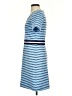 Draper James Stripes Blue Casual Dress Size S - photo 5