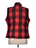 St. John's Bay 100% Polyester Plaid Red Vest Size 1X - photo 2