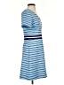 Draper James Stripes Blue Casual Dress Size S - photo 4