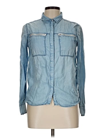 7 For All Mankind Long Sleeve Button-Down Shirt (view 1)