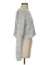 Lush 100% Cotton Metallic Gray Pullover Sweater Size S - photo 4