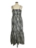 Express 100% Polyester Stripes Silver Casual Dress Size XL - photo 2