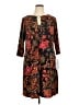 MSK Paisley Black Casual Dress Size 1X - photo 1