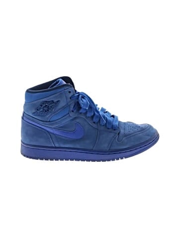 Air Jordan  1 Retro High Premium Blue Suede Sneakers (view 1)