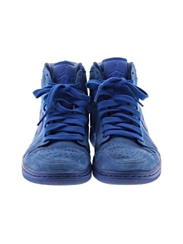 Air Jordan  1 Retro High Premium Blue Suede Sneakers (view 2)