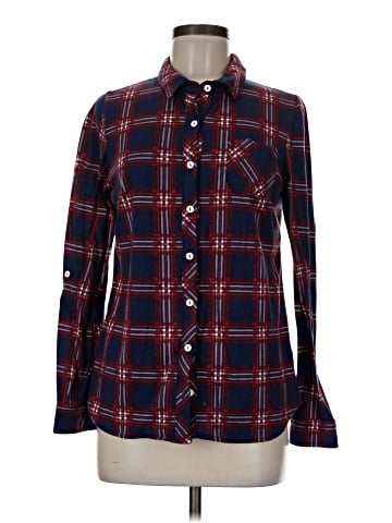 Doublju Long Sleeve Button-Down Shirt (view 1)