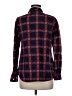 Doublju Plaid Burgundy Long Sleeve Button-Down Shirt Size M - photo 2