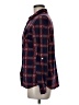 Doublju Plaid Burgundy Long Sleeve Button-Down Shirt Size M - photo 5