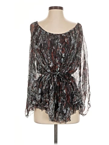 Catherine Malandrino 3/4 Sleeve Silk Top (view 1)