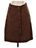 Unbranded Solid Brown Casual Skirt Size S - photo 1