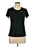 Nike 100% Polyester Black Active T-Shirt Size L - photo 1