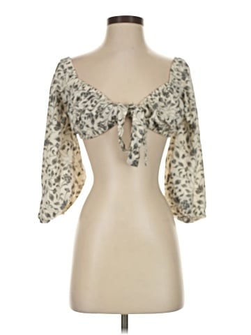 Blush 3/4 Sleeve Blouse (view 1)