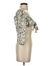 Blush 100% Polyester Ivory 3/4 Sleeve Blouse Size 2 - photo 4