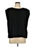 DKNY 100% Polyester Black Sleeveless Blouse Size L - photo 1