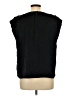 DKNY 100% Polyester Black Sleeveless Blouse Size L - photo 2