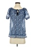 Joie Blue Short Sleeve Blouse Size XXS - photo 1