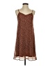Mudd 100% Polyester Animal Print Brown Casual Dress Size XS - photo 1