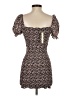 Blush 100% Rayon Floral Brown Casual Dress Size S - photo 2