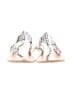 Gap White Silver Sandals Size 9 - photo 2