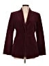 Theory Burgundy Blazer Size 10 - photo 1