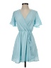 Miami 100% Polyester Blue Casual Dress Size XXS - photo 1