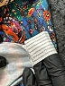 Unbranded Paisley Black Long Sleeve Blouse Size XL - photo 8