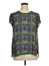 Collection 100% Polyester Teal Short Sleeve Blouse Size XL - photo 1